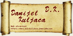 Danijel Kuljača vizit kartica
